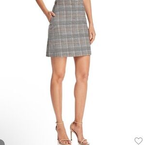 Theory Plaid Wool Mini Skirt! Size 6